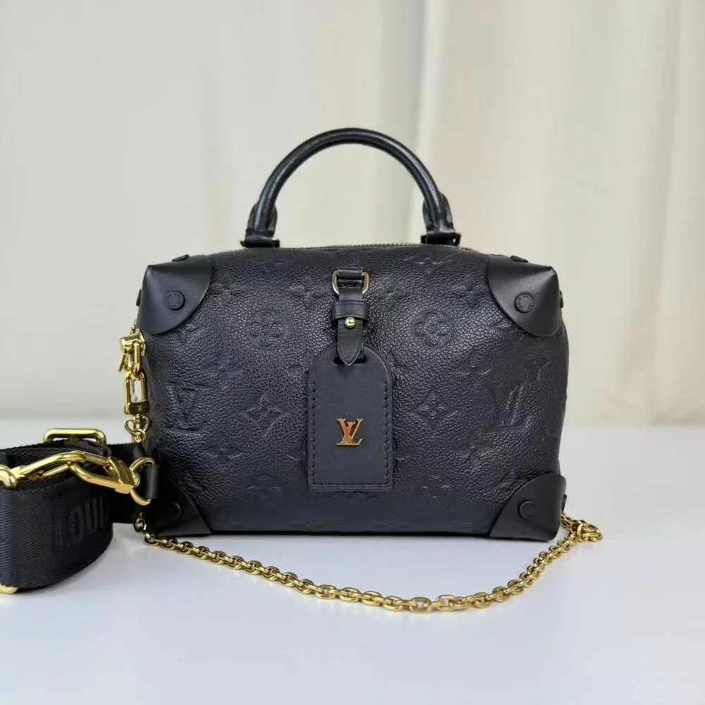 Louis Vuitton Black Empreinte Leather Shoulder Bag Crossbody - Picture 2 of 9